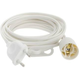 Gelia Lampeledning med lampeholder, E14, SKX E14 3,5 m, med lampeholder og EU-stik