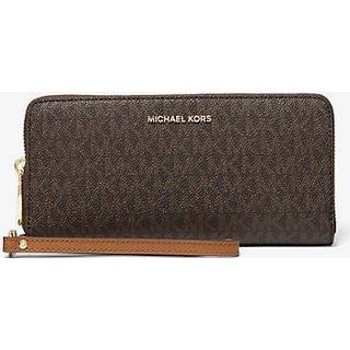 MK Large Logo Continental Wallet - Brown - Michael Kors - ONE SIZE