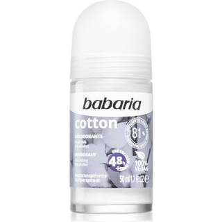 Babaria Deodorant Cotton Antiperspirant Roll-On med nærende effekt 50 ml - 50 ml