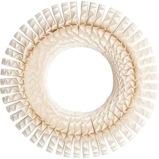 Watt & Veke Stockholm Krans 35 Cm - Julepynt Papir Hvid - P0973501