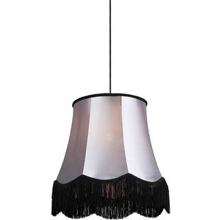 Retro pendellampe sort med grå 45 cm - Granny