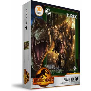 JURASSIC WORLD - T-Rex Poster - Puzzle 3D Effect 100P