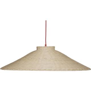 Hübsch Chand loftlampe Ø80 cm Rød-natur