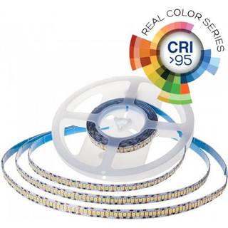 V-Tac 18W/m LED strip RA95 - Samsung LED chips, 10m, 24V, IP20, 240 LED pr. meter - Kulør : Kold