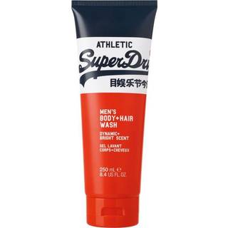 Superdry Moss. Aqua. Patchouli. Brusegel til krop og hår til mænd 250 ml - 250 ml