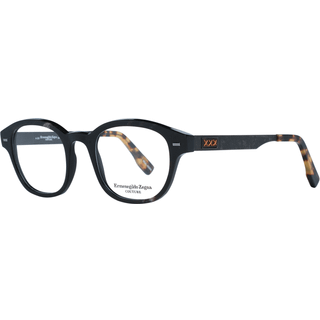 Ermenegildo Zegna ZC5017 065 48 Briller Mænd Black - Black Pattern Brown Laminate - 48mm