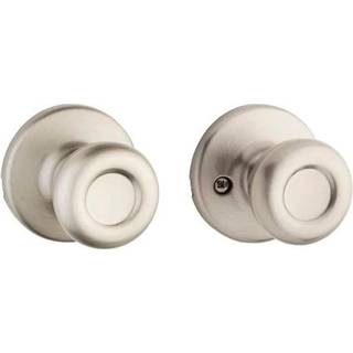Kwikset 92001-508 Round Traditional Tylo Hall og Closet Passage Door Knap No St?rrelse Satin Nickel