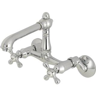 Kingston Brass KS7221AX Engelsk landkøkkenhane 6,63 x 5,06 x 2,75 Poleret krom