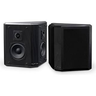 Fluance Elite High Definition 2 -vejs bipolar surroundh?jttalere til bred spredning Surround Sound in Home Theatre Systems - Black Ash/Pair (SXBP