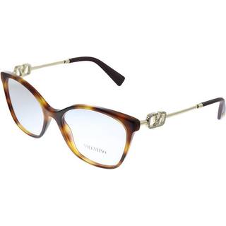 Valentino Kvinde VA3050 5011 Optiske stel Outlet Plast Brun Sommerfugl