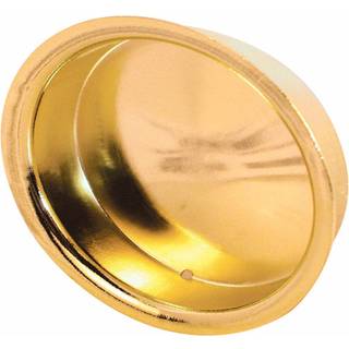 Prime-line N 6698 2 in. Rund messing belagt bypass d?r tr?kh?ndtag (2 pakke)