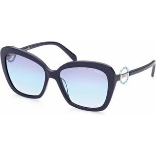 Pucci Emilio Pucci EP0165 90W 58 Solbriller Kvinder Blue - Shiny Blue - 58mm