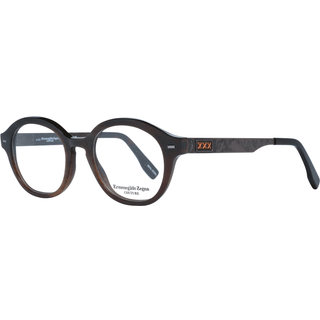 Ermenegildo Zegna ZC5018 064 48 Briller Mænd Brun - Dark Brown Horn - 48mm