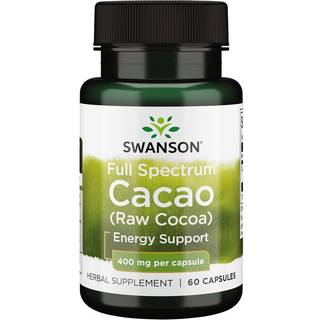Fuldspektret kakao (rå kakao), 400 mg - 60 kapsler
