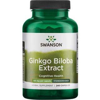 Ginkgo Biloba-ekstrakt 24%, 60 mg - 240 kapsler