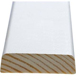 Hornbæk - Hvid 9x33x3000 mm Vægliste fyr - Hornbæk
