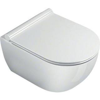 Duravit D-Neo hængeskål 370x400x540mm, åben skylle-rand, skjult montering, hvid