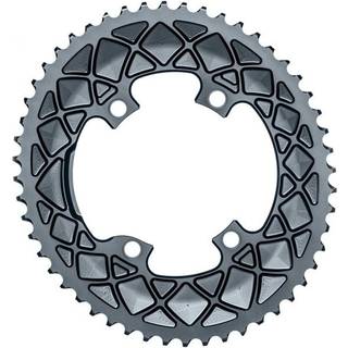 Absolute Black stor oval klinge ø110 Shimano sort - Antal tænder 50