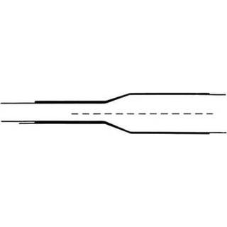 Varmekrympeslange HSR sort 1,6/0,8mm×12m