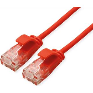 ROLINE UTP PatchCord Cat.6A/Class EA, LSOH, SLIM, red, 2m