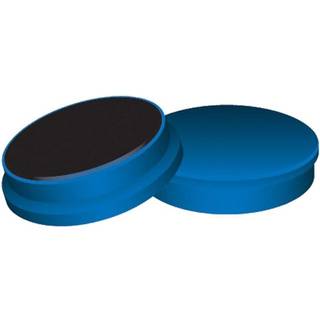 Q-connect magneter i blå 20 mm 10 stk