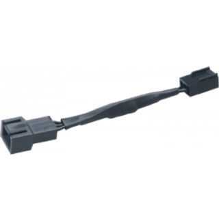 Akasa Fan speed reduction cable, 8cm, 20% reduction, 3pin, black