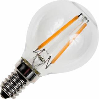 FORÅRSUDSALG - E14 - SPL Ball E14 - Klar - 120lm - 2500K - CRI 93 - Dæmpbar