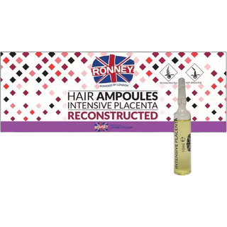 Ronney Hair Ampoules Intensive Plancenta Reconstructed 12 x 10 ml