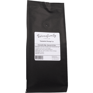 Tanzania Shangri La kaffe 250 g. (Malet kaffet)