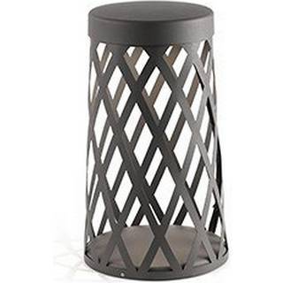 Shadow LED-sokkellampe, mørkegrå, aluminium, højde 45 cm