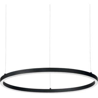 Ideal Lux LED-hængelampe Oracle Slim Ø 50 cm sort 3.000 K
