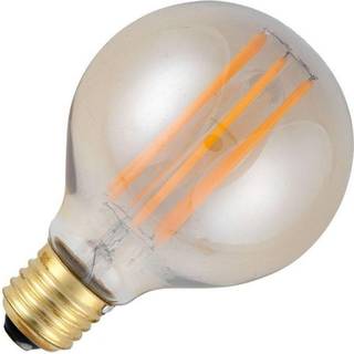 FORÅRSUDSALG - E27 - SPL Premium Globe - Amber - Ø:80mm - 2000K - CRI 93 - Dæmpbar