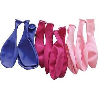 Salling latexballoner Ø:23 cm 10-pak - Rosa (På lager i butik)