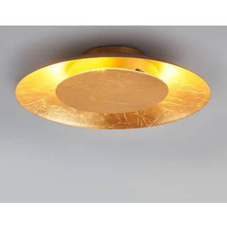 Lindby LED-loftlampe Keti, Ø 35 cm, guld, rund, metal