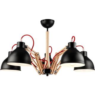 Loftlampe Skansen 5 lyskilder justerbar sort