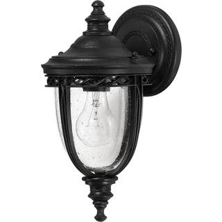 English Bridle væglanterne IP44 Ø 16,5 cm sort