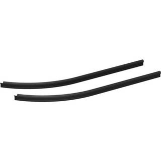 Scanbad Match drypliste 28 mm 2stk/pk t/halvr. døre Mat sort 1603561 ekstra høj