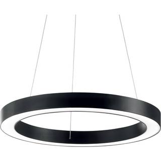 Ideal Lux LED-hængelampe Oracle, Ø 70 cm, sort, 3.000 K