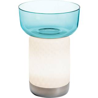 Artemide Bontá Transportabel Lampe Turkis Med Glasskål