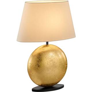 BANKAMP Mali bordlampe, creme/guld, højde 51cm