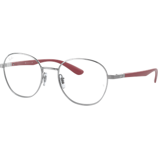 Ray - Ban Unisex RX6461 2501 Optiske stel Metal Sølv Rund