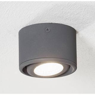 Vippeligt hoved - LED-downlightet Anzio, antracit