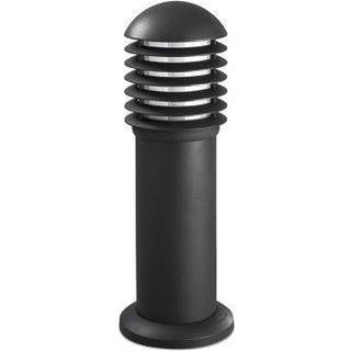 LEDS-C4 Balizas Gitter-sokkellampe, antracit, aluminium E27