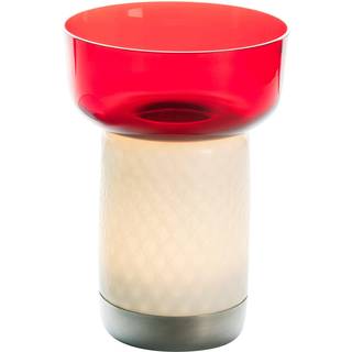 Artemide Bontá Transportabel Lampe Rød Med Glasskål
