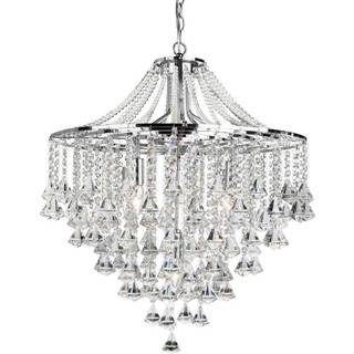 Dorchester lysekrone, krystalglas, 5 lyskilder, Ø 64 cm, E14
