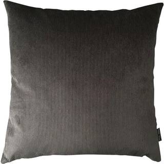 Louise Smærup - Pude, fløjl u. strop - Dark Grey (50x50 cm.)
