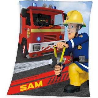 Brandman Sam Fleece tæppe - 130 x 160 cm