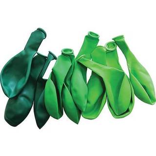 Salling latexballoner Ø:23 cm 10-pak - Grøn