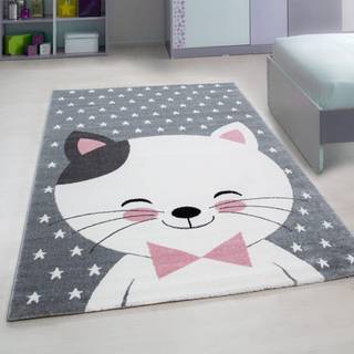 Børnetæppe Kids 550 tæppe - Pink - 160X160 cm (Rundt)