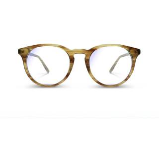 Messy Weekend NEW DEPP OPTICS with Blue-Light Block Horn 51 Briller Mænd Brun - Brown Horn - 51mm